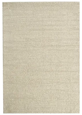 Zdjęcie produktu dla BELIANI Dywan jasnobeżowy wełniany 160 x 230 cm prostokątny kształt geometryczny wzór styl skandynawski