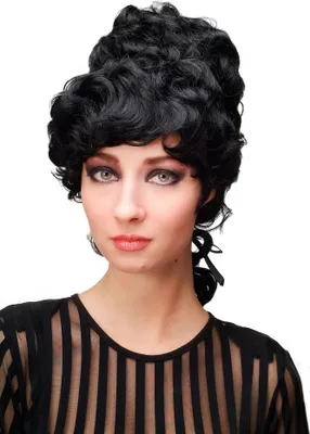 Produktbild von WIG ME UP Perücke Turmfrisur Barock Schwarz  L.COLONIAL.Lady-1