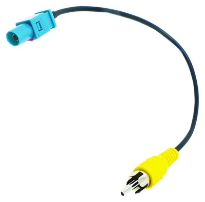 Produktbild von Fakra auf RCA Cinch Adapter Rückfahrkamera Adapter Kabel
