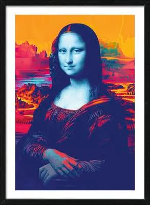 Produktbild von Gerahmtes Bild Colorful Smile 53x73 cm