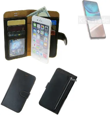 Produktbild von K-S-Trade Schutz Hülle kompatibel mit Motorola Moto G42 Klapphülle Case Phone cover Slim Handytasche Handy Hülle schwarz aus Kunstleder (1 Stk)