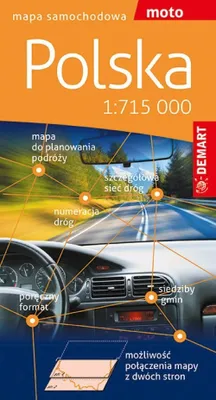 Immagine prodotto di Polonia 1:715 000 mappa automobilistica