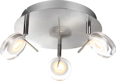 Produktbild von LED Deckenleuchte, 3 Flammig, Spots beweglich, D 25 cm