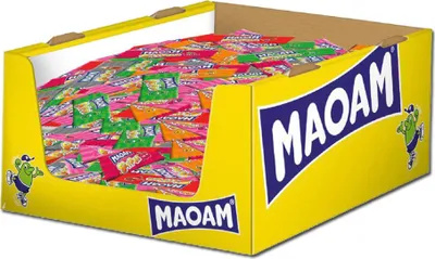 Zdjęcie produktu dla Haribo Maoam Stripes cukierki do żucia częściowo z colą worek 7kg
