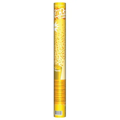 Produktbild von Konfettikanone aus Goldfolie 60 cm, Druckluft-Auslösung, 8-10m Wurfhöhe