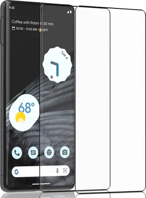 Produktbild von 2-Pack Displayschutzfolie für Google Pixel 7 Pro – gehärtetes Glas 9H – Superqualität 3D