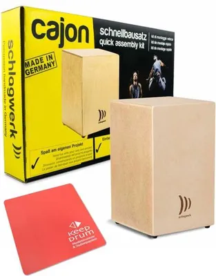 Produktbild von Schlagwerk Cajon Bausatz  CBA20S mit Sitzpad Rot