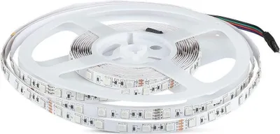 Obrázek produktu pro LED páska V-TAC SMD5050 600LED 24V IP20 10mb 7W/m VT-5050 60-IP20-7 RGB 140lm