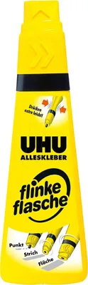 Produktbild von UHU Flinke Flasche Alleskleber, Punkt-, Strich- und Flächenkleben, 35 g