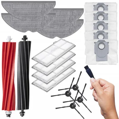 Produktbild von Zubehör für Staubsauger - 20 Teile - kompatibel für RoboRock S8 S8 Plus - HEPA-Filter