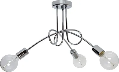 Produktbild von Moderne Chrom Pendelleuchte LOFT – Hängelampe im Edison RETRO Stil