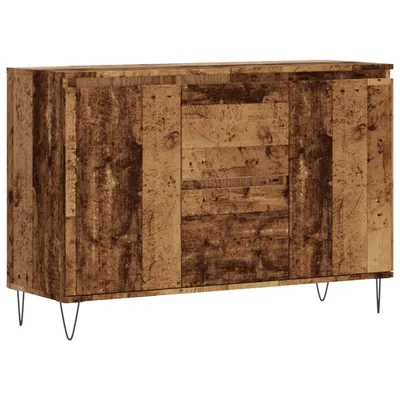 Image de Buffet vieux bois 101,5x35x70 cm bois d’ingénierie