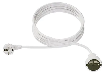 Image de BACHMANN Extension cable, contact de protection 230V 4m blanc