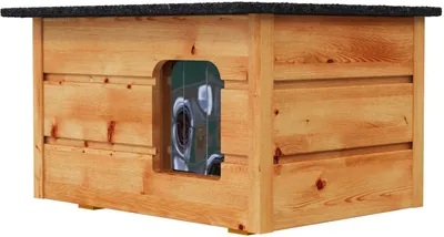 Produktbild von Dům pro kočky XL domeček pro kočky jeskyně pro kočky venkovní venkovní mrazuvzdorné izolované dřevo 8577
