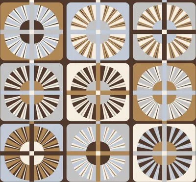 Immagine prodotto di Carta da parati Masureel a piastrelle blu - 631713 - 70 cm x 10,05 m