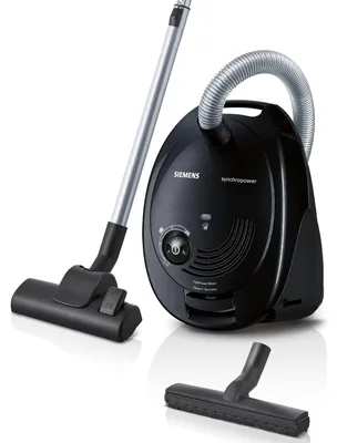 Produktbild von Siemens Staubsauger mit Beutel synchropower VS06A212, Bodenstaubsauger, Hygiene-