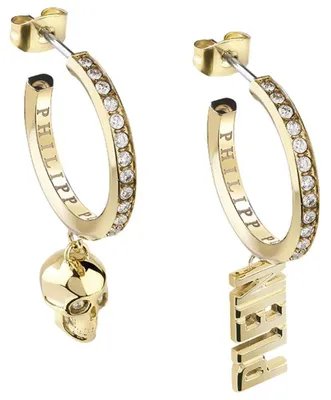 Produktbild von Philipp Plein - PJ1AA03EU - Creolen - Damen - LETTERING - Ø 20 mm