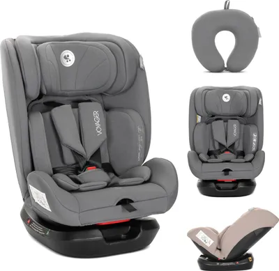 Produktbild von Lorelli Voyager Kindersitz – verstellbare Kopfstütze, Seitenaufprallschutz, waschbarer Bezug, komfortabel für Alltag & Reise