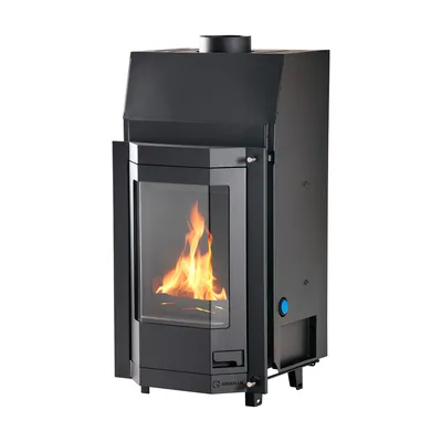 Image de HS FLAMINGO insert de cheminée AQUAFLAM 7 PRIZMAT avec échangeur de chaleur et contrôle manuel