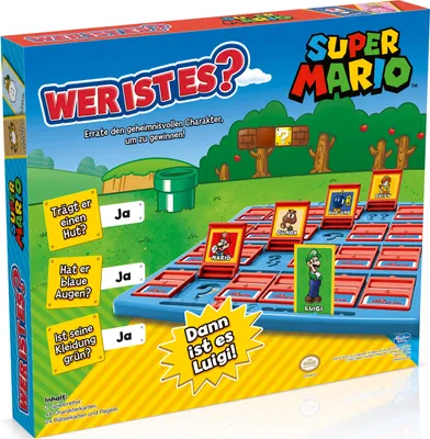 Produktbild von Wer ist es? - Super Mario Kinder Spiel Gesellschaftsspiel Ratespiel