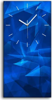 Produktbild von Wandbild Leinwand Bilder Wanduhr Geräuschlos 30x60 Abstrakte Kunst Geometrisch - weiße Hände