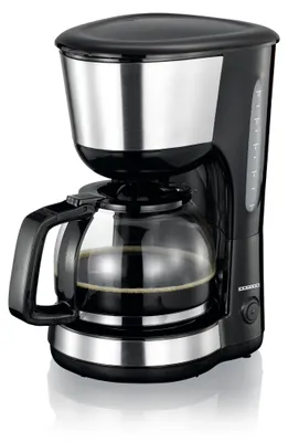 Produktbild von Butler, Familien Kaffeemaschine 10 Tassen 1,25L Auto-Off 1000W, Schwarz