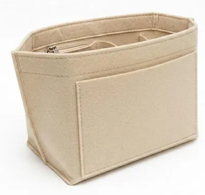 Image de Solidchoice - Organisateur de sacs à main en feutre de laine avec 5 compartiments