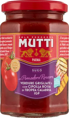 Produktbild von Soße mit gegrilltem Gemüse Sugo Semplice con Verdure Grigliate 280g - Mutti