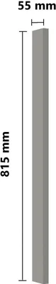 A diagram showing the dimensions of a kitchen cabinet.
