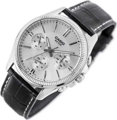 Orologio Casual Uomo Casio MTP-VD02G-1E Nero Analogico Oro Acciaio Inox Quarzo