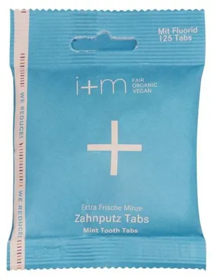 Immagine prodotto di i+m Naturkosmetik WE REDUCE Tabs Dentifricio Extra Menta Fresca