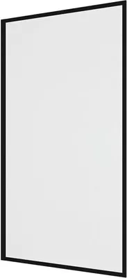 Produktbild von Badewannenwand in Schwarz im Industrial-Stil – 70 x 140 cm – Hartglas – BRADENTON