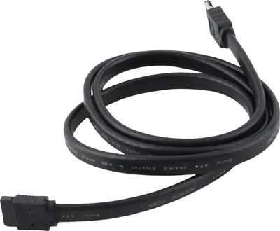 Zdjęcie produktu dla Kabel połączeniowy ESATA do SATA męski-męski M/M Ekranowany przedłużacz z odłamkami do zewnętrznego dysku twardego100cm