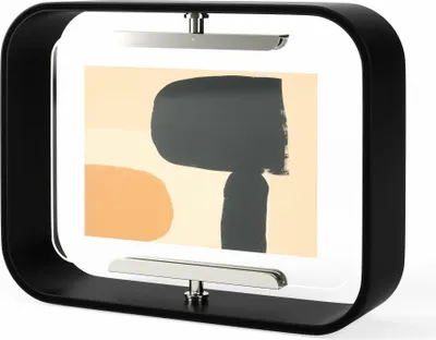 Immagine prodotto di Umbra Tischbilderrahmen Bellwood zweiseitig, Fotorahmen, Holz, Glas, Schwarz, 10 x 15 oder 13 x 18 cm, 1022813-040