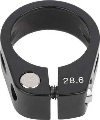 Produktbild von CANSUCC 28,6 mm Aluminiumlegierung Bolzenblärte Abgasabwärtsrohr V -Bandklemme für Fahrrad (schwarz)