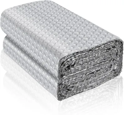 Produktbild von Isolierfolie 4,5 m x 120 cm, Aluminium Luftpolsterfolie, Heizkörperreflektor, für Wand