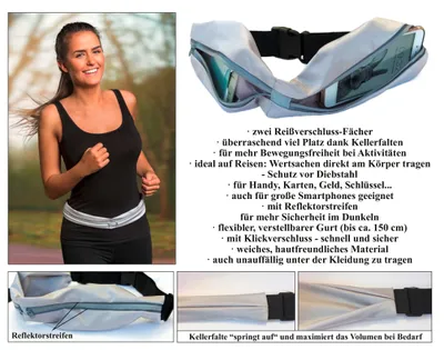 Produktbild von Activity-Gürteltasche passend bis ca. 150 cm Umfang