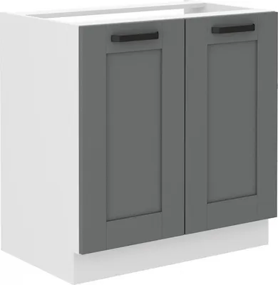 Produktbild von Waschbeckenunterschrank LAILI – Breite 80 cm, Grau / Weiß
