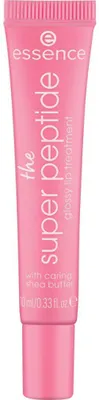 Obrázok produktu pre Essence The Super Peptide Glossy Lip Treatment, Koral, Coralized!, Žiariaca, Hydratačný, Výživný, Pučanie, Zmäkčovadlo, Rúra, Glutén, Paraben, POLYBUTENE, BIS-DIGLYCERYL POLYACYLADIPATE-2, BUTYROSPERMUM PARKII (SHEA) BUTTER, DIMER DILINOLEYL...