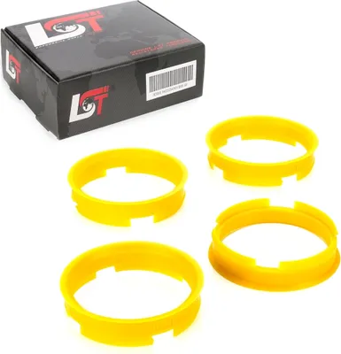 Produktbild von 4x Zentrierringe Alufelgen Ø 65,1 mm - Ø 72,6 mm für CITROEN PEUGEOT RENAULT