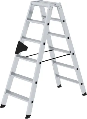 Obrázok produktu pre MUNK Stufen-Stehleiter beidseitig 2x6 Stufen Aluminium 150 kg