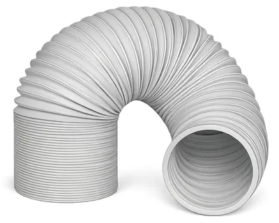 Abluftschlauch für Trockner, Ø100 mm x 3 m, flexibel, weiß
