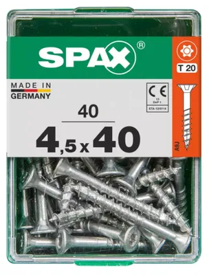 Produktbild von Spax Universalschrauben 4.5 x 40 mm TX 20 - 40 Stk.