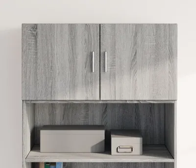 Produktbild von 2024 Möbel Wandschrank Grau Sonoma 80x42,5x40 cm Holzwerkstoff Kommoden 7758874