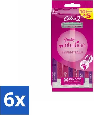 Immagine prodotto di Wilkinson - Rasoio usa e getta - Extra 2 Beauty - Extra Comfort - 15 lame - Confezione risparmio - 6 pezzi