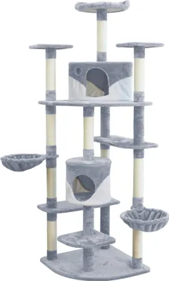 Image de Aga Arbre à chat 200 cm Gris et blanc
