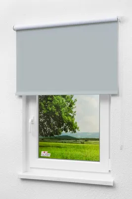 Zdjęcie produktu dla Roleta zaciemniająca Lysel, wysokiej jakości, kolor: szary/szary odcień okienny, wymiary: 93 cm x 275 cm
