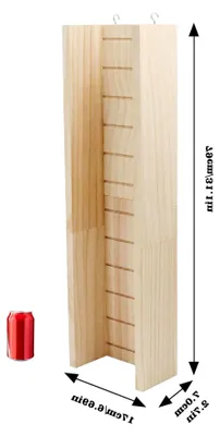 Produktbild von Kletterrampe aus Holz für Kleintiere - 80 × 17 × 7 cm