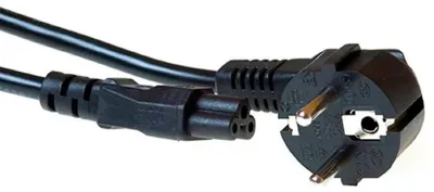 Immagine prodotto di ACT AK5408 Cavo di alimentazione nero 1,5 m accoppiatore CEE7/7 C5 (AK5408)