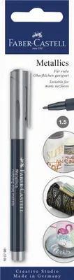 Produktbild von Faber-Castell 160798, 1 Stück(e), Metallisch, Metallisch, Navy, 1,5 mm, Sichtverpackung